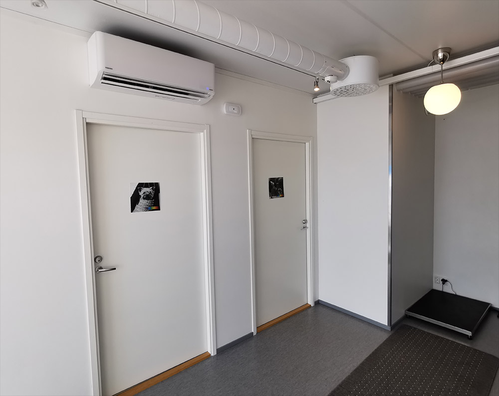 Ilmalämpöpumpun asennus oven päälle