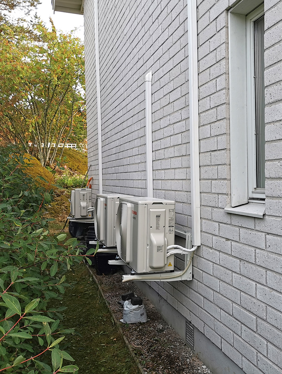 ilmalämpöpumput taloyhtiöille