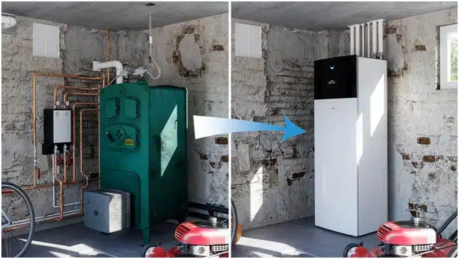 Vaihda vanha järjestelmä ilmavesilämpöpumppuun