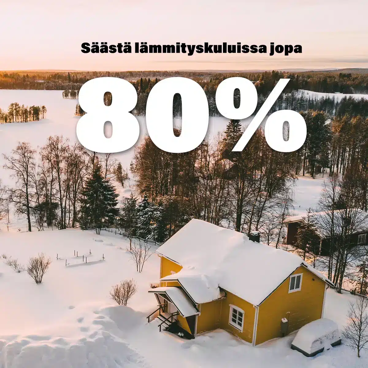 Säästä lämmityskuluissa jopa 80% maalämpöpumpulla
