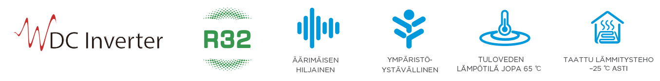 Ilma-vesilämpöpumppu Midea M-Thermal Split Arctic Series