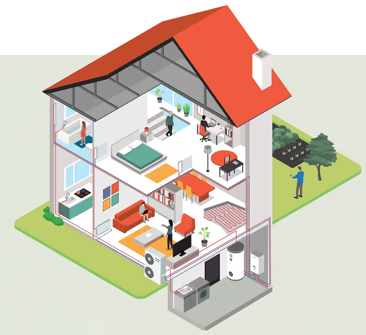 Panasonic Aquarea H-sarja split ilma-vesilämpöpumppu