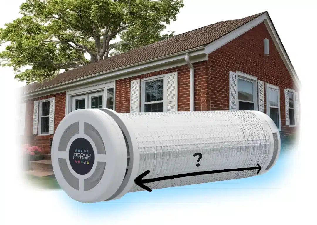 Prana ilmanvaihtokone pituus